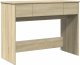 vidaXL Toaletka z lustrem, dąb, sonoma 100x45x76 cm 1