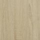 vidaXL Toaletka z lustrem, dąb, sonoma 100x45x76 cm 8