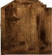 vidaXL Szafki wiszące, 2 szt., przydymiony dąb, 99x18x16,5 cm 7