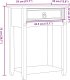 vidaXL Stolik konsolowy Corona, 55x35x73 cm, lite drewno sosnowe 9