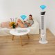 Klimatyzator Yoer Cichy WENTYLATOR Kolumnowy KLIMATYZER Przenośny KLIMATYZATOR Jonizacja NATURALNY WIATR + Pilot+WiFi - Yoer Cascado TFC06W 2