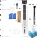 Klimatyzator Yoer Cichy WENTYLATOR Kolumnowy KLIMATYZER Przenośny KLIMATYZATOR Jonizacja NATURALNY WIATR + Pilot+WiFi - Yoer Cascado TFC06W 6