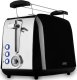 Toster Yoer TOSTER Opiekacz do chleba RUSZT NA BUŁKI Czarny TOSTY Grzanki 925W SANDWICH - Crystal T02BK - DARMOWA DOSTAWA 10