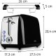 Toster Yoer TOSTER Opiekacz do chleba RUSZT NA BUŁKI Czarny TOSTY Grzanki 925W SANDWICH - Crystal T02BK - DARMOWA DOSTAWA 11