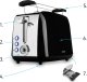 Toster Yoer TOSTER Opiekacz do chleba RUSZT NA BUŁKI Czarny TOSTY Grzanki 925W SANDWICH - Crystal T02BK - DARMOWA DOSTAWA 2