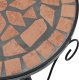 vidaXL Stoliki na kwiaty, 3 szt., ceramiczne, terakota 7