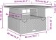vidaXL 4-cz. zestaw mebli ogrodowych z poduszkami, beżowy, polirattan 12
