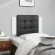 vidaXL Poduszka na wezgłowie, czarno-biała, 80 cm, sztuczna skóra 3