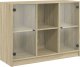 vidaXL Szafka, dąb sonoma, 102x37x75,5 cm, materiał drewnopochodny 2