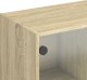 vidaXL Szafka, dąb sonoma, 102x37x75,5 cm, materiał drewnopochodny 9