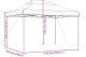 vidaXL Składany namiot imprezowy typu pop-up, brązowy, 410x279x315 cm 9