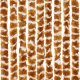 vidaXL Zasłona przeciwko owadom, ochra i biel, 118x220 cm, szenil 5