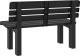 vidaXL Ławka ogrodowa, antracytowa, 110x52x71 cm, polipropylen 5