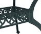 vidaXL 5-cz. zestaw mebli ogrodowych, zielony, odlewane aluminium 4