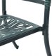 vidaXL 5-cz. zestaw mebli ogrodowych, zielony, odlewane aluminium 9