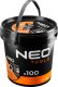 Neo Tarcze tnące do metalu/INOX 125 x 1.0 x 22,2mm, 41 A60-S-BF, 100 szt. wiaderko. Wyprodukowano w PL 1