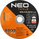 Neo Tarcze tnące do metalu/INOX 125 x 1.0 x 22,2mm, 41 A60-S-BF, 100 szt. wiaderko. Wyprodukowano w PL 2
