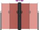 vidaXL Zwijana markiza boczna, terakotowa, 180x1200 cm 5
