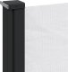 vidaXL Zwijana markiza boczna, biała, 140x500 cm 7