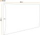 Ravio Panel tapicerowany - Tkanina Soft (ekoskóra) 50x20 2
