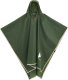 vidaXL Ponczo przeciwdeszczowe z kapturem, 2-w-1, zielone, 223x145 cm 1