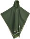 vidaXL Ponczo przeciwdeszczowe z kapturem, 2-w-1, zielone, 223x145 cm 2