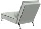 vidaXL Szezlong masujący z wałkiem, jasnoszary, aksamitny 5