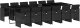 vidaXL 13-cz. zestaw mebli do ogrodu, poduszki, czarny, rattan PE 2