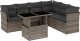 vidaXL 7-cz. zestaw wypoczynkowy do ogrodu, z poduszkami, szary 2