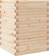 vidaXL Donica ogrodowa, 50x50x68,5 cm, lite drewno sosnowe 2