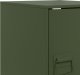 vidaXL Szafki nocne, 2 szt., oliwkowa zieleń, 34,5x39x44 cm, stal 11