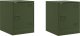 vidaXL Szafki nocne, 2 szt., oliwkowa zieleń, 34,5x39x44 cm, stal 2