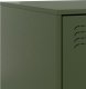 vidaXL Szafka nocna, zielona, 34,5x39x44 cm, stal 9