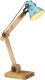 Lampa stołowa vidaXL Lampa stołowa, 25 W, postarzany niebieski, 23x18x96 cm, E27 1