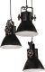 Lampa wisząca vidaXL Lampa wisząca, 25 W, czarna, 30x30x100 cm, 17 cm, E27 7
