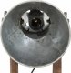 Lampa stołowa vidaXL Lampa stołowa, 25 W, srebrny vintage, 30x17x40 cm, E27 5
