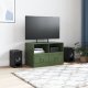 vidaXL Szafka pod telewizor, oliwkowa, 67x39x44 cm, stalowa 3