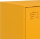 vidaXL Szafka, musztardowa, 99x39x73 cm, stal 11
