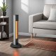 Tectake Promiennik podczerwieni Solaris Terra 1500W z funkcją timera - czarny 2