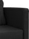 vidaXL Sofa podłogowa 2-w-1, czarna, 112x174x55 cm, tkanina 8