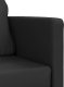 vidaXL Sofa podłogowa 2-w-1, czarna, 112x174x55 cm, sztuczna skóra 8