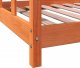 vidaXL Rama łóżka dziecięcego, woskowy brąz, 90x190 cm, drewno sosnowe 9
