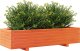 vidaXL Donica ogrodowa, woskowy brąz, 110x40x26,5 cm, drewno sosnowe 4