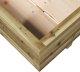 vidaXL Donica ogrodowa, 110x110x26,5 cm, impregnowane drewno sosnowe 8