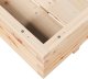 vidaXL Donica ogrodowa, 90x60x26,5 cm, lite drewno sosnowe 8