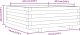 vidaXL Donica ogrodowa, 70x70x26,5 cm, lite drewno sosnowe 10