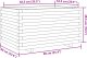 vidaXL Donica ogrodowa, 90x60x49,5 cm, lite drewno sosnowe 10