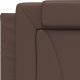 vidaXL Poduszka na wezgłowie, brązowa, 180 cm, sztuczna skóra 8