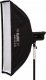 Lampa studyjna GlareOne Softbox 25x100 PRO - zestaw z gridem 1