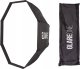 Lampa studyjna GlareOne Softbox 25x100 PRO - zestaw z gridem 11